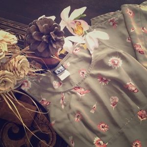 Vintage Sage Floral Maxi Dress From Mid-90’s.